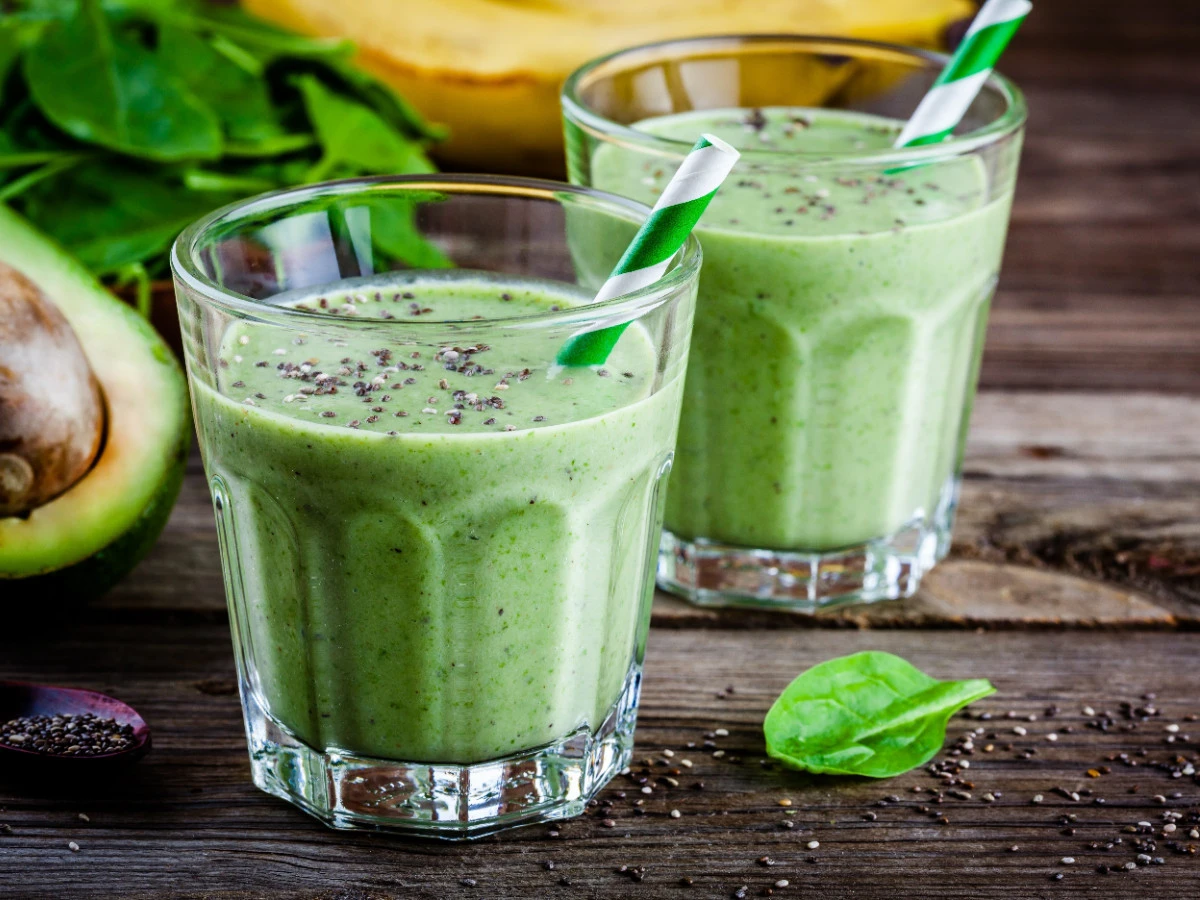 Grüner Smoothie Erfrischender grüner Smoothie